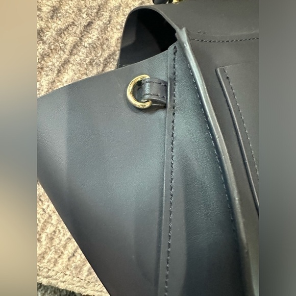 ZAC POSEN Navy Blue Eartha Top Handle Bag, NWOT! - Picture 5 of 15